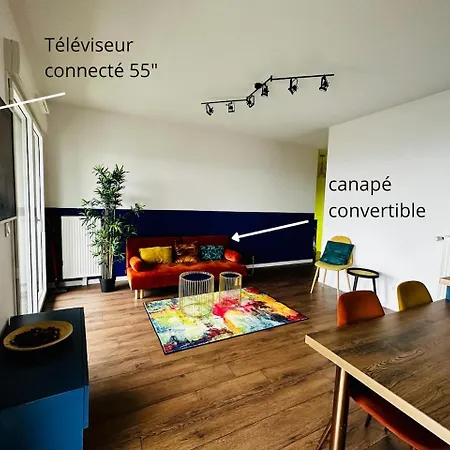 Apartment Chic & Cosy - Private Parking - Between Paris & Disneyland - 5min Trainstation, Big Mall
