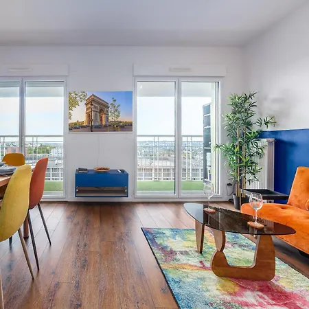 Le Cocon Familial Entre Paris Et Disney Avec Balcon Et Parking Noisy-le-Grand