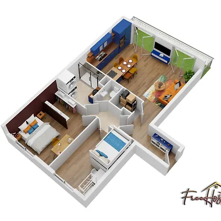 Le Cocon Familial Entre Paris Et Disney Avec Balcon Et Parking Apartmán *